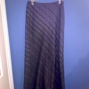 Express purple and dark gray wool skirt size 7-8